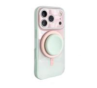 Magnetic 2-in-1 Double-Layer Gradient Full-Cover AI Button Case (17,Mint Green)