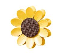 Magnetic Bag Clips - 4.92 * 4.92 * 1.18in 3d Sunflower Decorative Sealing Clips, Strong Magnetic Fridge Holder with Food Storage Clamp Design, Snack Flour Chip Sugar Salt Bag Seal Clip