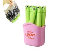Magnetic Bag Clips, Funny Food Sealing Clips Set, Reusable Kitchen Snack Clamp with Strong Grip for Chips Bread Storage Fridge Organizer Pantry Accessories Home Office Use