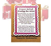 Magnetic Bible Bookmarks - Scripture Page Marker, Bible Verse Book Marks, Inspirational Reading Aid, Religious Category, Multicolored Set for Readers Women Men Church Students and Classrooms