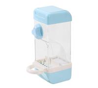 Magnetic Bird Food Dispenser - 500ml Cage Feeder with Perch, Automatic Seed Container for Parakeet Parrot Cockatiel Canary Finch, Clear Bird Feeder for Outdoor Home Backyard Garden Use