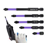 Magnetic Bit Set - Strong Magnetism, Aloe Steel Anti-Slip Shock Absorbing, Long Extension, Magnetic Electric Screwdriver Set, Adapter | Electric Screwdriver For Power Tool, Automotive, Drilling