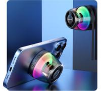 Magnetic Bluetooth Speaker, Mini Portable Bluetooth Speaker With Mobile Phone Holder, 7 Hours Playtime, 5W Internal Magnet Speaker, Rgb Light, Reading