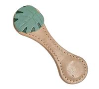 Magnetic Bookmark - Vintage Floral PU Leather Clip, Premium Double Sided Magnet, Elegant Page Marker, Waterproof Aesthetic Stationery, Durable Reading Accessory, Slim Design | For Teachers