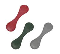 Magnetic Bookmarks 3Pcs, Vintage Faux Leather Book Mark Double-Sided Magnetics Page, 3 Piece Pages Clip | Magnetic Bookmark, Markers Leather Page Clip Buckles Gift For Men Women Teacher Students Book