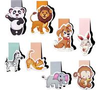 Magnetic Bookmarks,Magnetic Animal Bookmarks,Assorted Bookmarks Gifts For Students Teachers Home Office Supplies (80 Pcs)