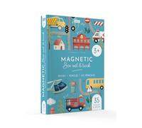 Magnetic box set et book - Les véhicules