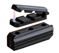 Magnetic Cable Clip - 3 Holes | Cord Organizer - Organisateur De Câbles Magnétique | Clip Magnético Para Cables | Fermatransfili Magnetico | 2026 Pro | Adhesive | Phone Desktop | Black