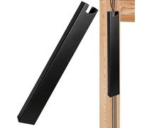 Magnetic Cable Management Kit - Aluminum Rail, 37x3cm - Under Desk Wire Tray, No Drill Reusable - Home Office Gaming Organizer