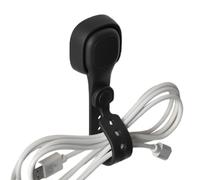 Magnetic Cable Ties, Reusable Cord Wraps, Silicone Organizer, Elastic Fastener, Travel Charger Holder, Office Phone Appliance Use, Charging Cable Holder, 4.65x1.02 Inches