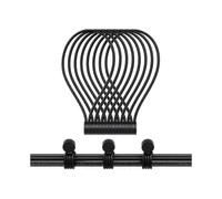 Magnetic Cable Ties with Strong Magnets for Home Organization - 8 Pack, Black, Ideal for Bundling and Cable Management