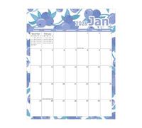 Magnetic Calendar - 2026 12-Month Daily Planners for School, Kitchen, Office with Smudge-Proof Function, Countdown Punch-In Planner for Living Room, Dormitory, Apartment, Classroom