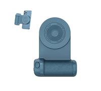 Magnetic Camera Handle Bluetooth Bracket, Wireless Shutter Button Hand Grip Hand Phone Shutter, 3 in 1 Smart Bluetooth Selfie Stick Handle Holder, Magnetic Wireless Desktop Charging Dock (Blue)