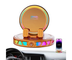 Magnetic Car Phone Holder - ABS Silicone 8.5x8cm, 15W Fast Wireless
