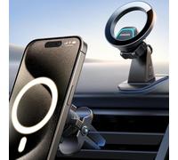 Magnetic Car Phone Holder For Magsafe, 2 In 1 Car Phone Holder With Magnets 20xn55, Magnet For Iphone 16 15 14 13 12 And Magsafe Case