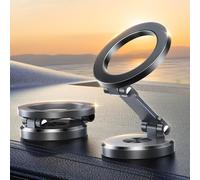 Magnetic Car Phone Holder For Magsafe, All Metal Foldable Iphone Car Holder With Powerful Magnets 20xn55, Car Phone Magnet For Iphone 16 15 14 13 12 And Magsafe Case