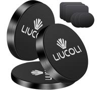 Magnetic Car Phone Holder Set Of 3 - Car Phone Holder Compatible With Iphone Samsung Galaxy Note Huawei Etc.