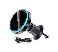 Magnetic Car Wireless Charger RGB Light Fast Charging Mount