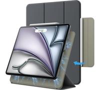 Magnetic Case for iPad Air 11 inch M3/M2 (2025/2024),iPad Air 5/4 (10.9 inch 2022/2020 5th/4th Generation),iPad Pro 11 (2018),Magnetic Attachment (Dark Grey)