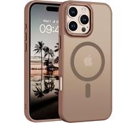 Magnetic Case For Iphone 16 Pro Max-Translucent,Compatible With Magsafe,Strong Magnet Iphone 16 Pro Max Case Matte Non-Slip Case Ridige Slim,Bronze