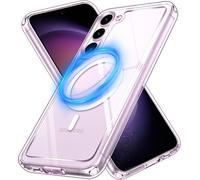 Magnetic Case For Samsung Galaxy S23+ 5g/S23 Plus 5g, Compatible With Magsafe, [Anti-Yellow] [Military Shockproof Protection] Clear Phone Case Transparent Anti-Scratch Cover
