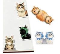 Magnetic Cat Bookmark, Cute Page Clip Set 10 pièces Book Holder Marker, Strong Grip Page Saver Design for Reading Use Women Men Teachers Students Christmas Birthday Graduation Retirement Gift