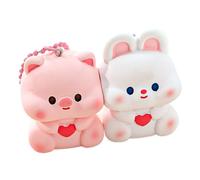 Magnetic Charm, PVC chain Accessory, Bag Pendant, Colorful Design, Cute Decoration, Durable and Lightweight, Securely Attaches, for Home, School, Travel, 3.6x3.1x5.1cm