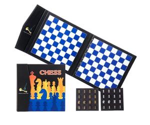 Magnetic Chess - Fun Foldable Portable Learning Game Activities | Magnetic Chess Game for Birthday Party Home Family Time Boys Kids School Indoor Playhouse Hobby