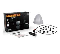 Magnetic Chess Game, Board Magnetic Stones, 4.13x2.95 inches Compact Travel Size, Built-in String Closure, Educational Strategy Toy for Kids, Adults, Boys, Girls, Home, Classroom, Dorm Use