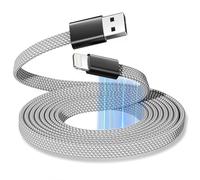 Magnetic Coil Lightning Cable, 1.5m Mfi Certifié Chargeur Câble Charge Rapide, Plat Enveloppé I -Phone Câble Tressé Pour Voiture Compatible Avec I -Phone 14 13 12 11 Pro Xr Xs X[L1824]