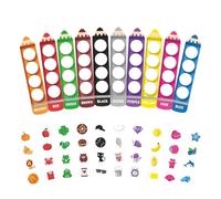 Magnetic Color Sorting Set, 10 Piece Educational Learning Toy Fridge Magnet Activity Board Sorting Game Early STEM Skill Builder, Classroom Home School Teaching Tool for Kids Boys Girls