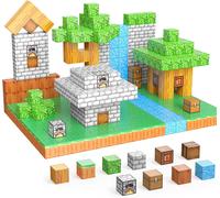 Magnetic Constructions Blocks,STEM Montessori Sensory Magnetic Toys Gifts for Boys Girls from 3 Years,Fidget Construction Toys