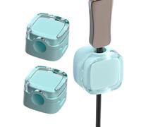 Magnetic Cord Organizer, Cable Sorter, Strong Desktop Holder with Adhesive Base, Durable Silicone Wire Keeper, Universal Cable Clip with Style, Charger Management for Wall