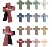 Magnetic Cross Bookmarks,Students Cute Magnet Cross Bookmark with Inspiration Sayings for Women School Reading,Christian Bible Magnetic Bookmark with Bible Verses (ColorC)