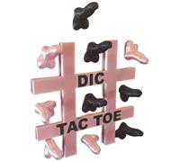 Magnetic Dic Tac Toe, jeu magnétique Tic Tac Toe amusant pour adultes, aimant interactif pour réfrigérateur, jeu hilarant et stratégique pour couples et amis, pour les fêtes, la cuisine (1pcs)