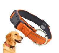 Magnetic Dog Collar - Adjustable Reflective Pet Collars for Senior Dogs, Waterproof Nylon Magnetic Protection Collar with Buckle & Strap Attachment for Daily Walks, Night Walking, Training