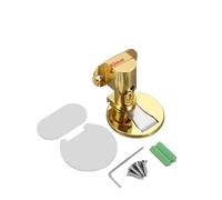 magnetic door stopper, Butées de porte magnétiques sans perforation, butée réglable, butée de porte automatique au sol, support anti-collision et coupe-vent,for home(B-GOLD,5pcs)