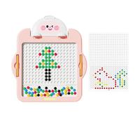 Magnetic Drawing Painting Board, 33.5x4.2x38.4cm ABS Reusable Doodle Pad with Interactive Design, Accessories for Creative Art, Learning, Travel, Home Play