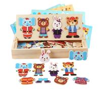 Magnetic Dress Up Puzzle, Sorting Matching Preschool Learning Activity Dressing Puzzle Toys for Early Education and Imaginative Play | Kids, Children, Boys, Girls Learning Development Use