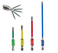 Magnetic Drill Bits - Spring Loaded Set | Alloy Steel Screwdriver Bits