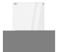 Magnetic Dry Erase Board for Fridge - Reusable Acrylic Weekly Planner | Kitchen Whiteboard with Task Organizer, Wall Mounted Note Board with Easy Wipe Aspect for Home