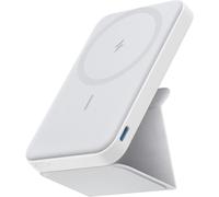 Magnetic External Battery 622 (Maggo), Foldable Magnetic Portable Wireless Charger And Usb-C For Iphone 14/13/12 Series 5000mah, Dolomite White