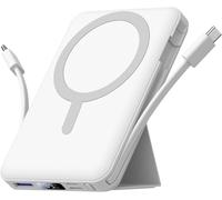 Magnetic External Battery Compatible With Magsafe, 10000mah Wireless Powerbank Fast Charge Pd 22.5w With 2 Cable And Stand And Led Display, Compatible With Iphone 16/15/14/13/Pro/Pro Max/Plus