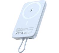 Magnetic External Battery With Built-In Usb-C Cable, 10000 Mah 22.5 W Wireless Power Bank Usb C In & Out, Quick Charge For Iphone 16/15/14/13/12 Series, Ipad, Galaxy