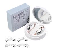 Magnetic Eyelash Clusters, False Lash Applicator Kit, Easy Volume Extension, Reusable Beauty Lashes for Women Beginners Travel Home Makeup Use Sisters Gift, Magnetic Lash Kit, Eyelash Extension
