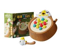 Magnetic feeding game encourages fine motor skills, hand-eye coordination a