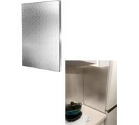 Magnetic Fireproof Stovetop Protector, Heat and Fire Resistant Aluminum Foil Splatter Guard Heat Shield for Side of Fridge(11.8x23.6")