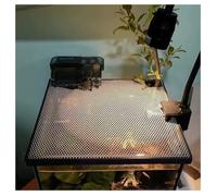 Magnetic Fish Tank lid Cover Keep Fish from Jumping Out | Mesh Aquarium Lid Fish Tank Anti-Jumping Net, Cut to Any Size Ventilation Transparency(30x20cm(11.81x7.87))