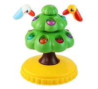 Magnetic Fishing Game, Fine Motor Skill Toy, Woodpecker Tree Shape Educational Activity, Rotating Sound and Light Feature, Hand-Eye Coordination for Kids, 19.5x19.5x22cm