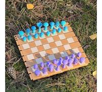 Magnetic Forest Mushrooms Chess, 2025 New Botany Board Game Nature-Themed Creative and Portable Rollable Wooden Chess Set, Mushroom Pieces for Adults Unique Themed Camping in the Wild(Set-c)